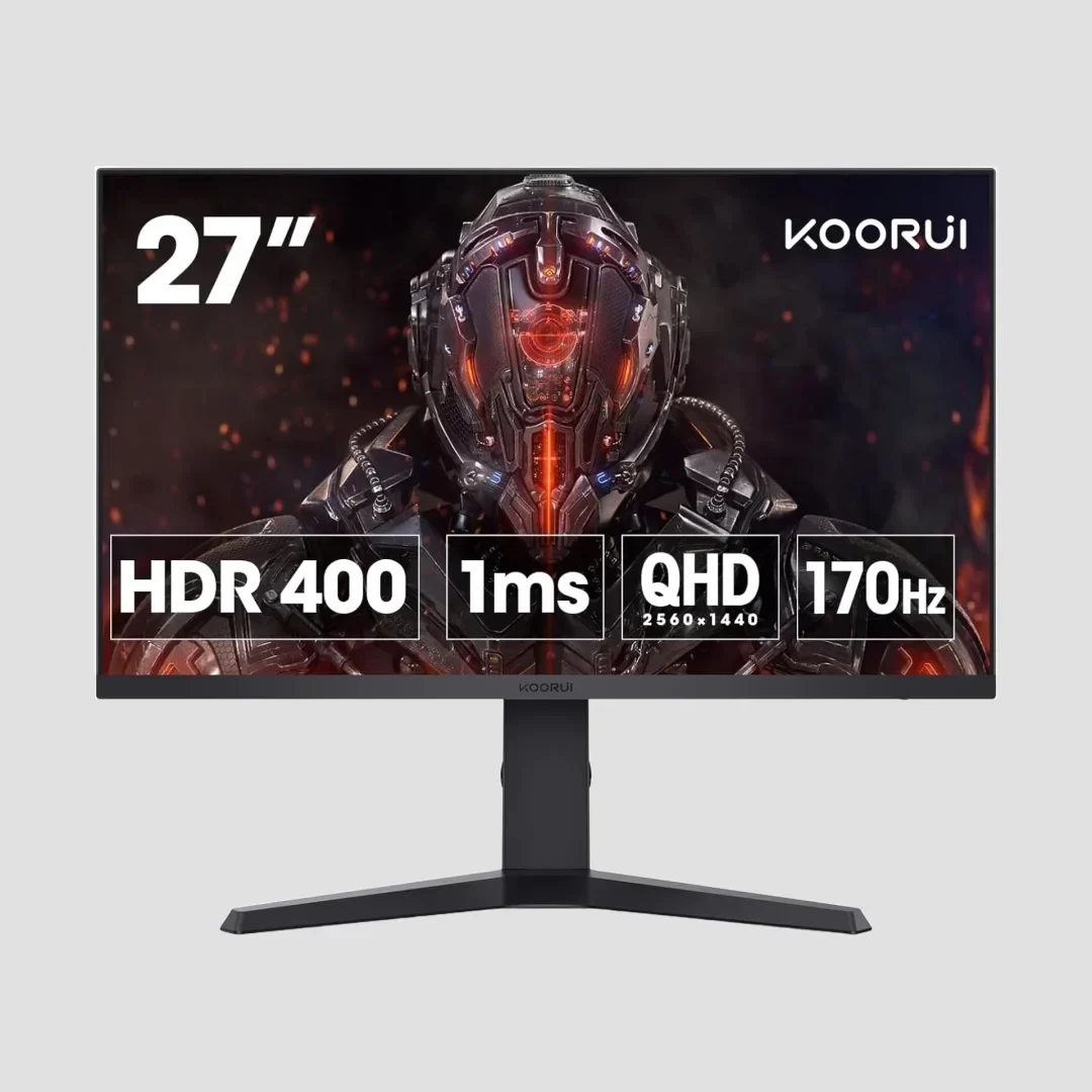 KOORUI Gaming 27" 1440P HDR400 Monitor