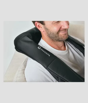 InvoSpa Shiatsu Massager, Deep Tissue Kneading Pillow Massager with Heat