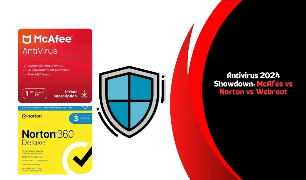 Antivirus 2024 Showdown: McAfee vs Norton vs Webroot